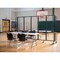 National Public Seating NPS Room Divider, 6' Height, 5 Sections, Clear Acrylic Panels RDB6-5CA - alternate 7
